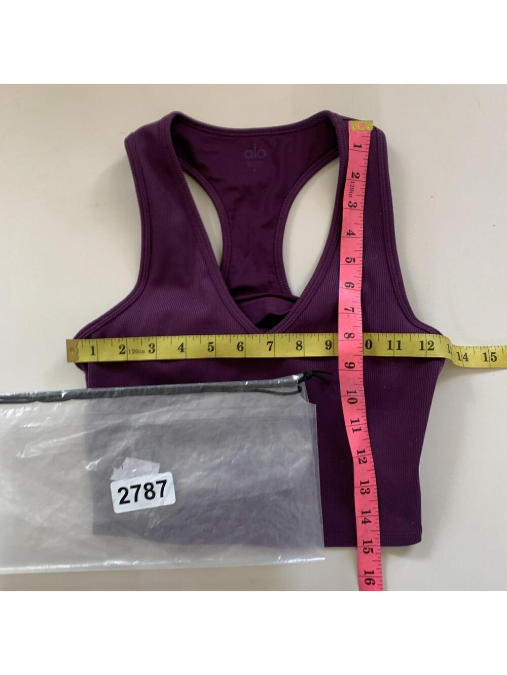 Alo Purple Tank Top Yoga Top Sz S Womens - Picture 5 of 5